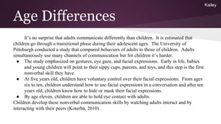 Group #3: Nonverbal Communication Differences | PPTX