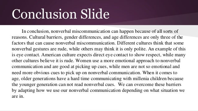 communication conclusion communication conclusion