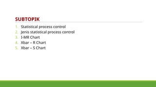 Statistical Process Control R Package SJM - Statistical Process Control(1)-4.pptx