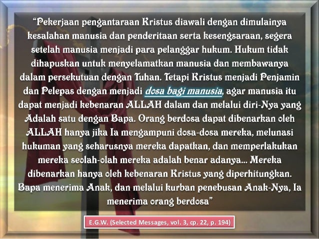 Pelajaran sekolah sabat ke 6 triwulan 3 2017