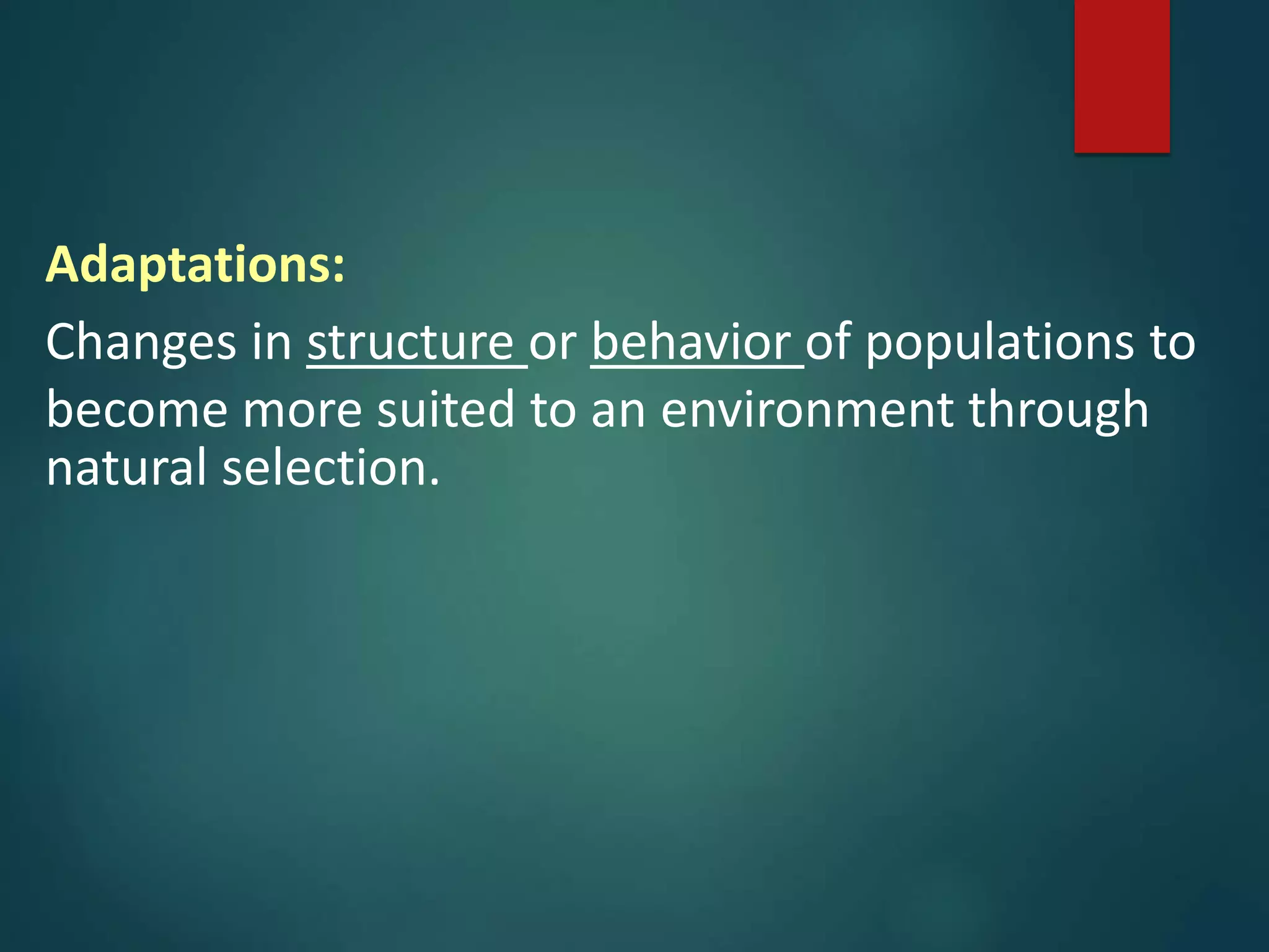 Evolution and natural_selection | PPTX