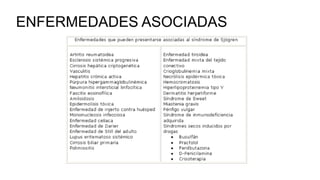 ENFERMEDADES ASOCIADAS
 