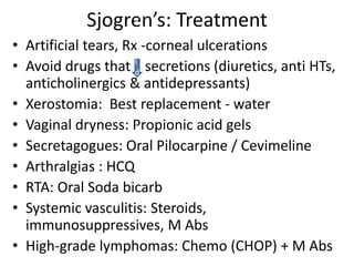 Sjogren's syndrome | PPTX