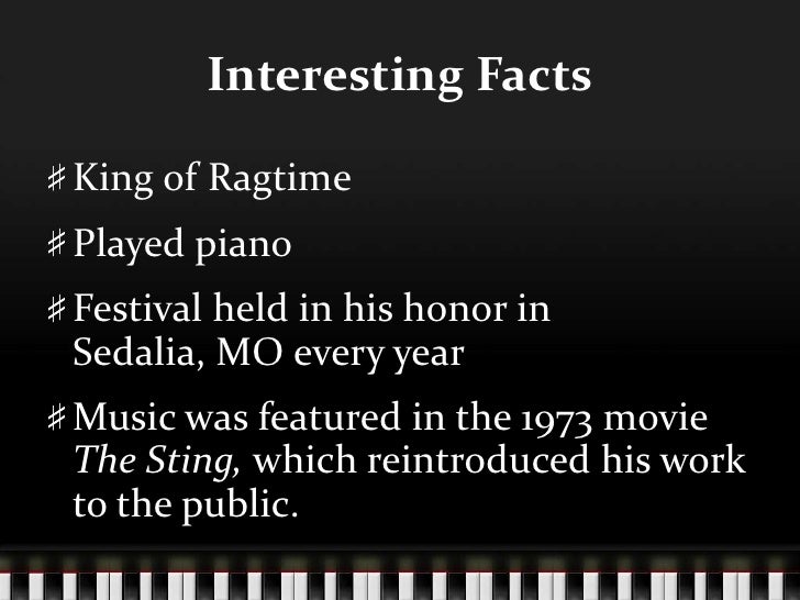 facts about scott joplin