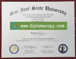 SJSU degree San Jose State University diploma