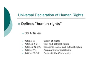 Human rights | PDF