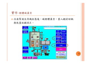 Sju蒸鍍機講義 2003