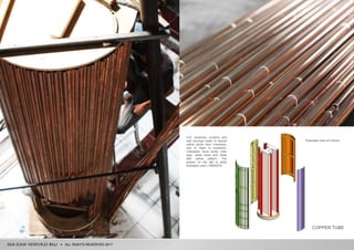ALL RIGHTS RESERVED 2017
SJV produces screens and
wall carvings made of natural
native stone from Indonesia,
one of them is limestone.
Limestone have some color
type, white bone and white
with yellow pattern. The
picture on the left is white
limestone color | F#000274.
*Exploded View of Column
COPPER TUBE
 