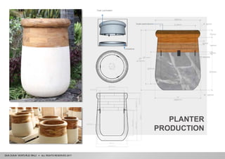 ALL RIGHTS RESERVED 2017
Teak Laminated
Limestone
PLANTER
PRODUCTION
 