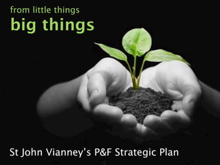 from little things

big things




St John Vianney’s P&F Strategic Plan
 
