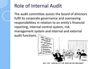 Audit Committees
What is an Audit Committee?
 An audit committee is a committee of directors which
may be required by law...