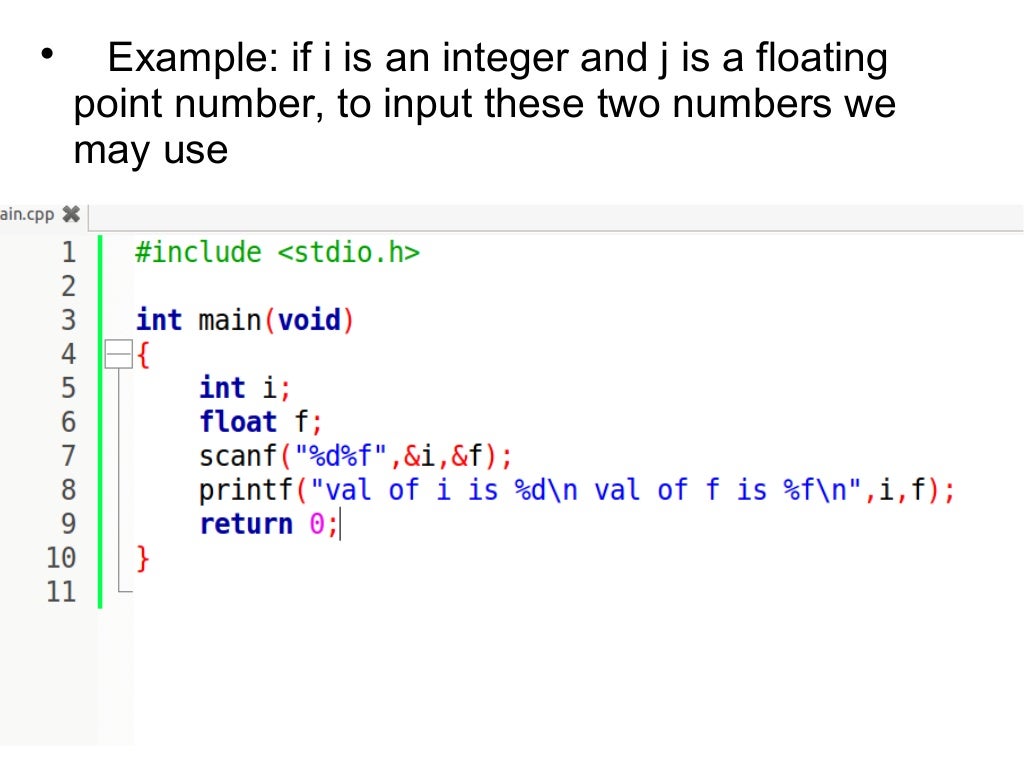 scanf function in c, variations in conversion specifier