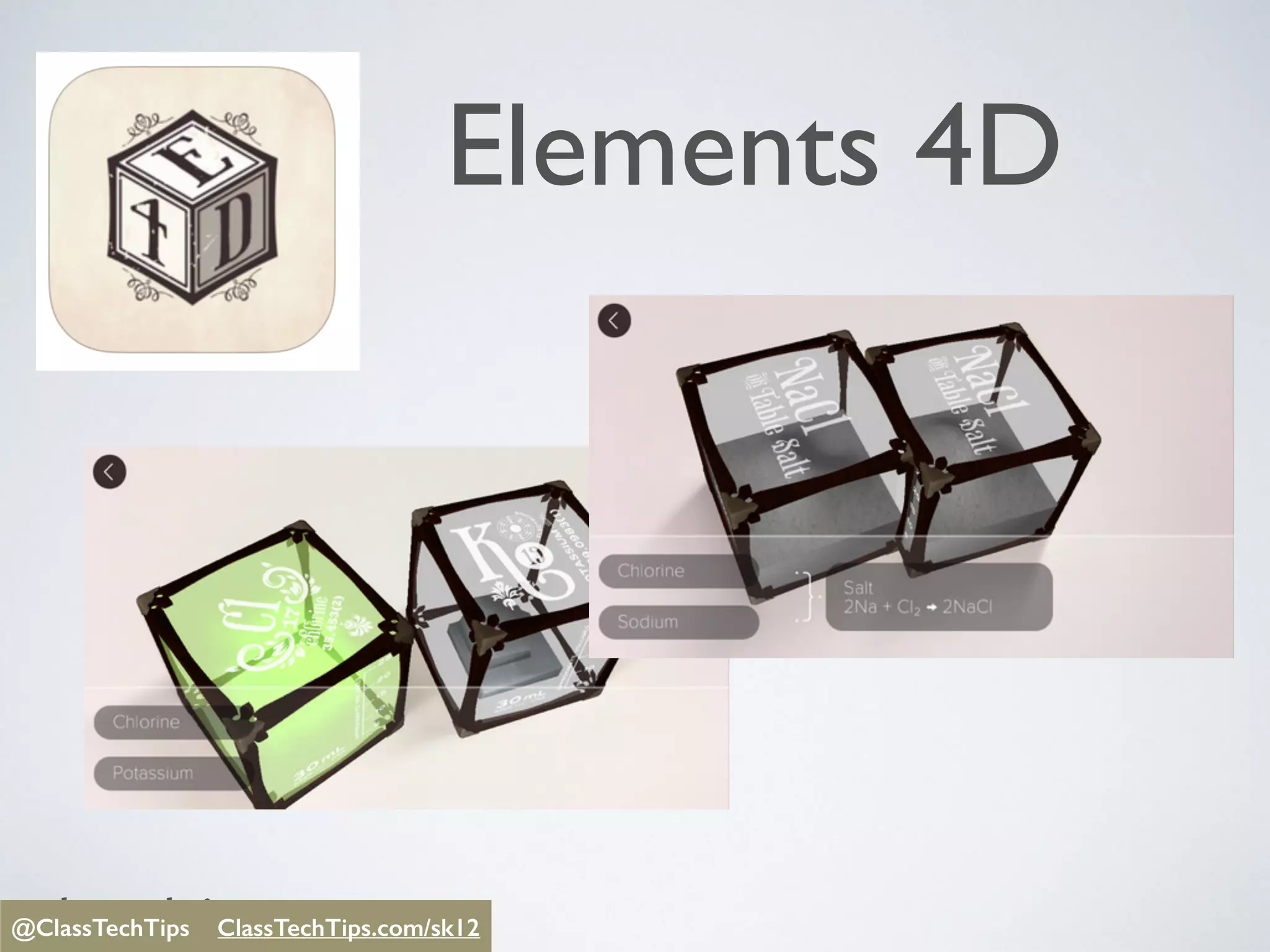 @ClassTechTips
Elements 4D
@ClassTechTips ClassTechTips/sk12@ClassTechTips ClassTechTips.com/sk12
 
