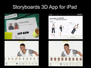 Storyboards 3D App for iPad
 