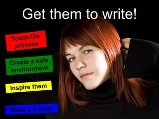 Get them to write!
 