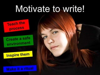 Motivate to write!
 