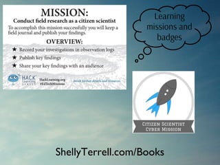 ShellyTerrell.com/Books
Learning
missions and
badges
 
