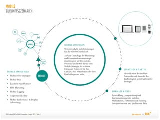MOBILE
ZUKUNFTSSZENARIEN




  •                                                       MOBILE
  •
  •
  •
  •
  •
  •




SKA Credential & Portfolio-Präsentation / August 2011 / Seite 9    Alle machen mit. ©
 