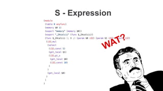 S - Expression
 