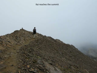 Kai reaches the summit