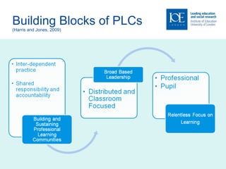 Building Blocks of PLCs (Harris and Jones, 2009) 