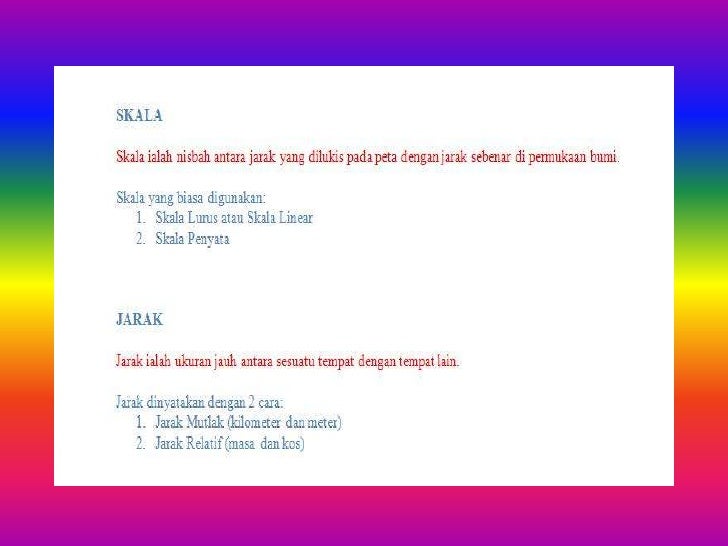 Skala Dan Jarak