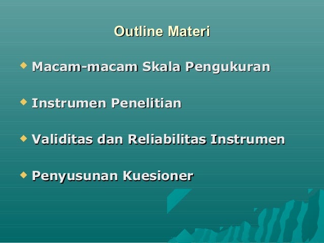 Skala pengukuran