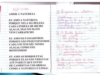 Skans do projeto construindo novos conhecimentos 2013