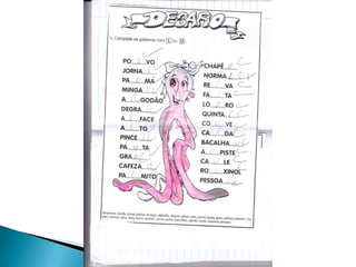 Skans do projeto construindo novos conhecimentos 2013