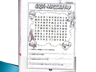 Skans do projeto construindo novos conhecimentos 2013