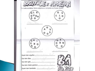 Skans do projeto construindo novos conhecimentos 2013