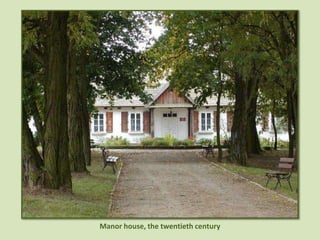 Manor house, the twentieth century