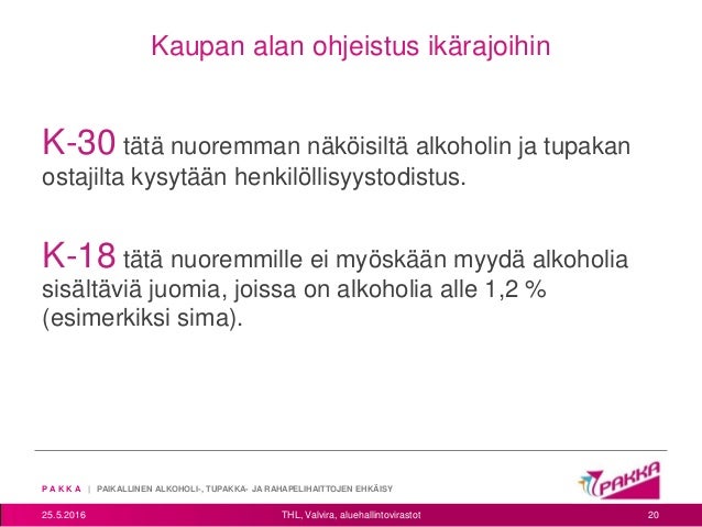 Alkoholi ikärajat Alkoholi ikärajat