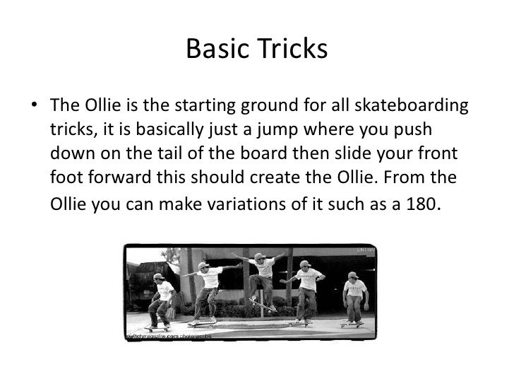 Skateboarding fundamentals
