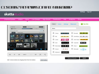 Customise the players to match your brand 