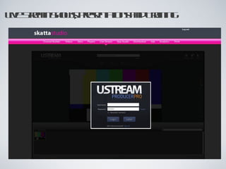 Live Stream Shows, Presentations and Training  