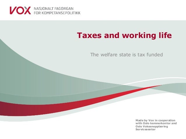 Skatt Og Arbeidsliv Engelsk