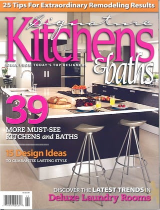 Signature Kitchen & Bath magazine Cover