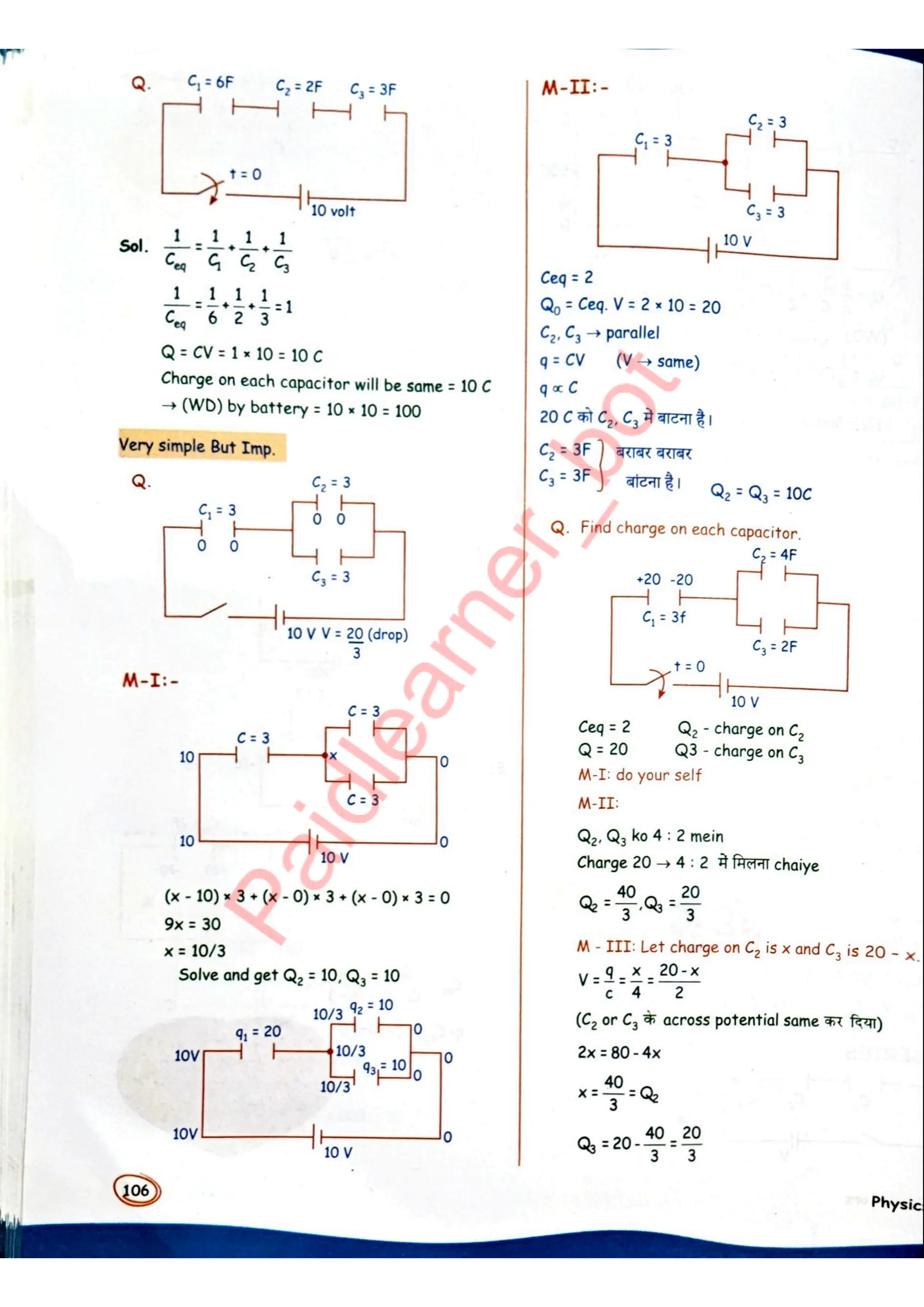 SKC Physics Crush Class 12 Handwritten Format Notes