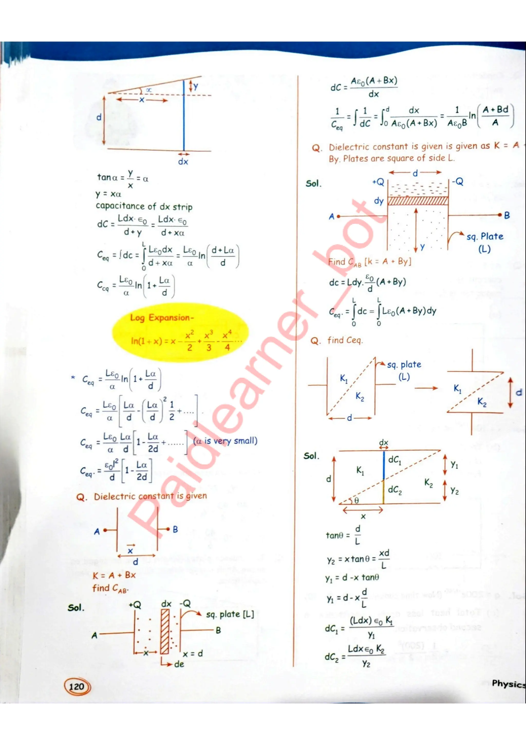 SKC Physics Crush Class 12 Handwritten Format Notes