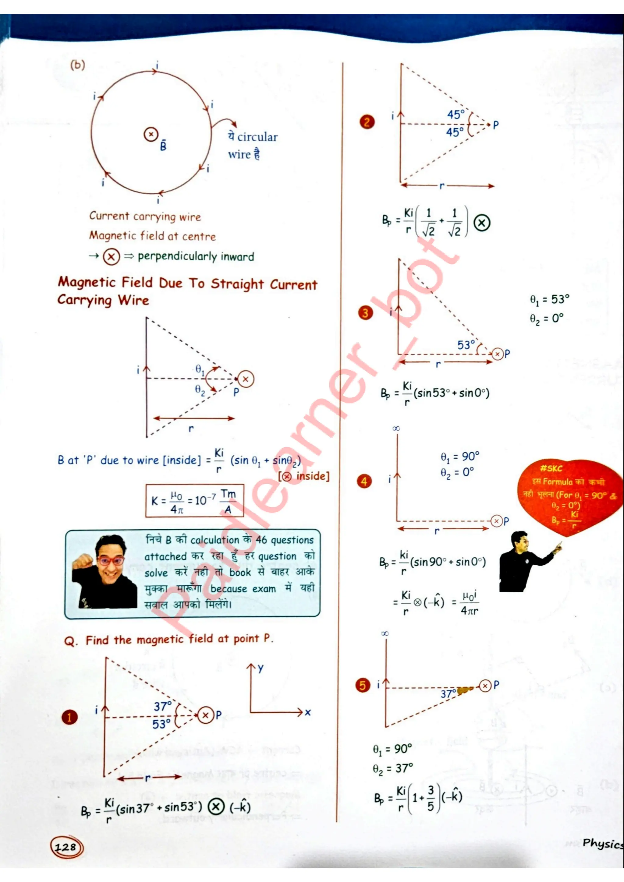 SKC Physics Crush Class 12 Handwritten Format Notes