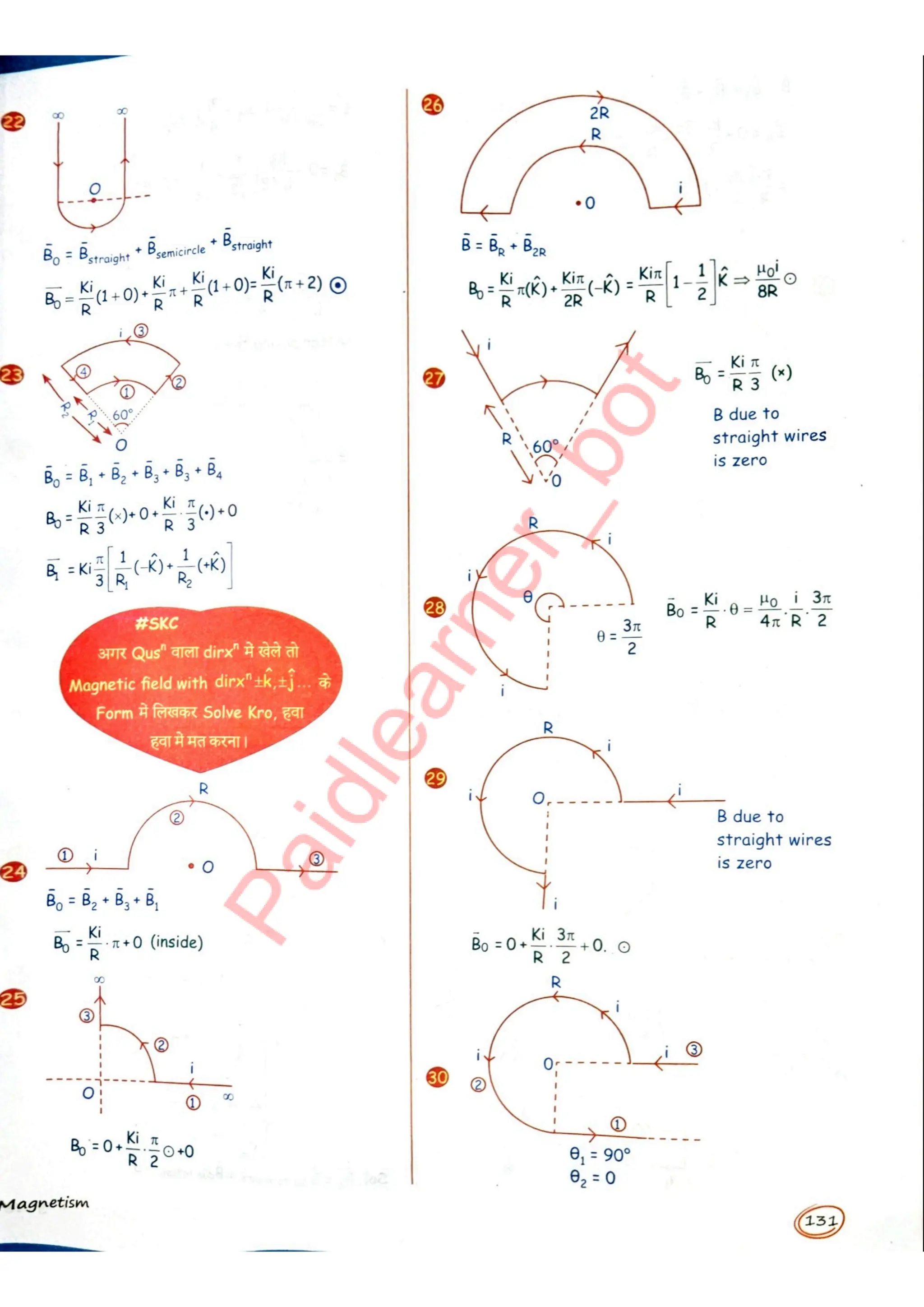 SKC Physics Crush Class 12 Handwritten Format Notes