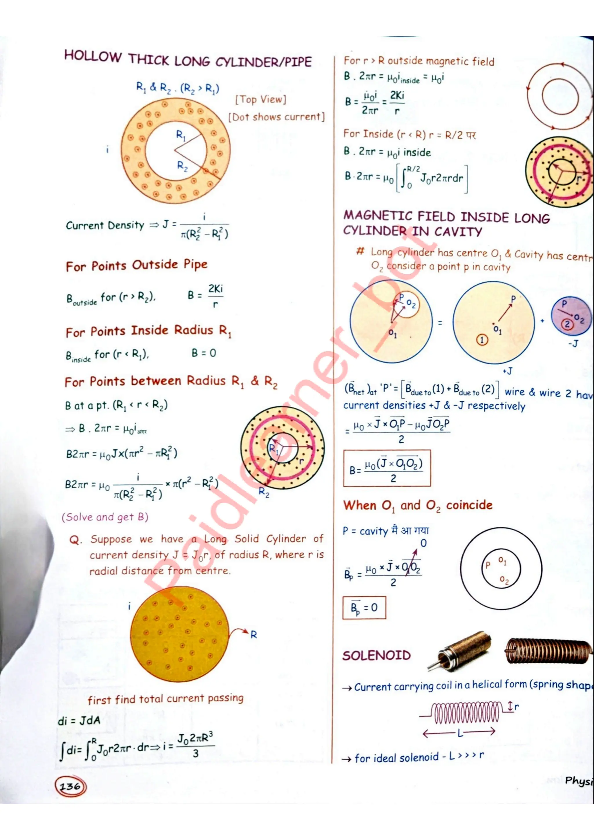 SKC Physics Crush Class 12 Handwritten Format Notes