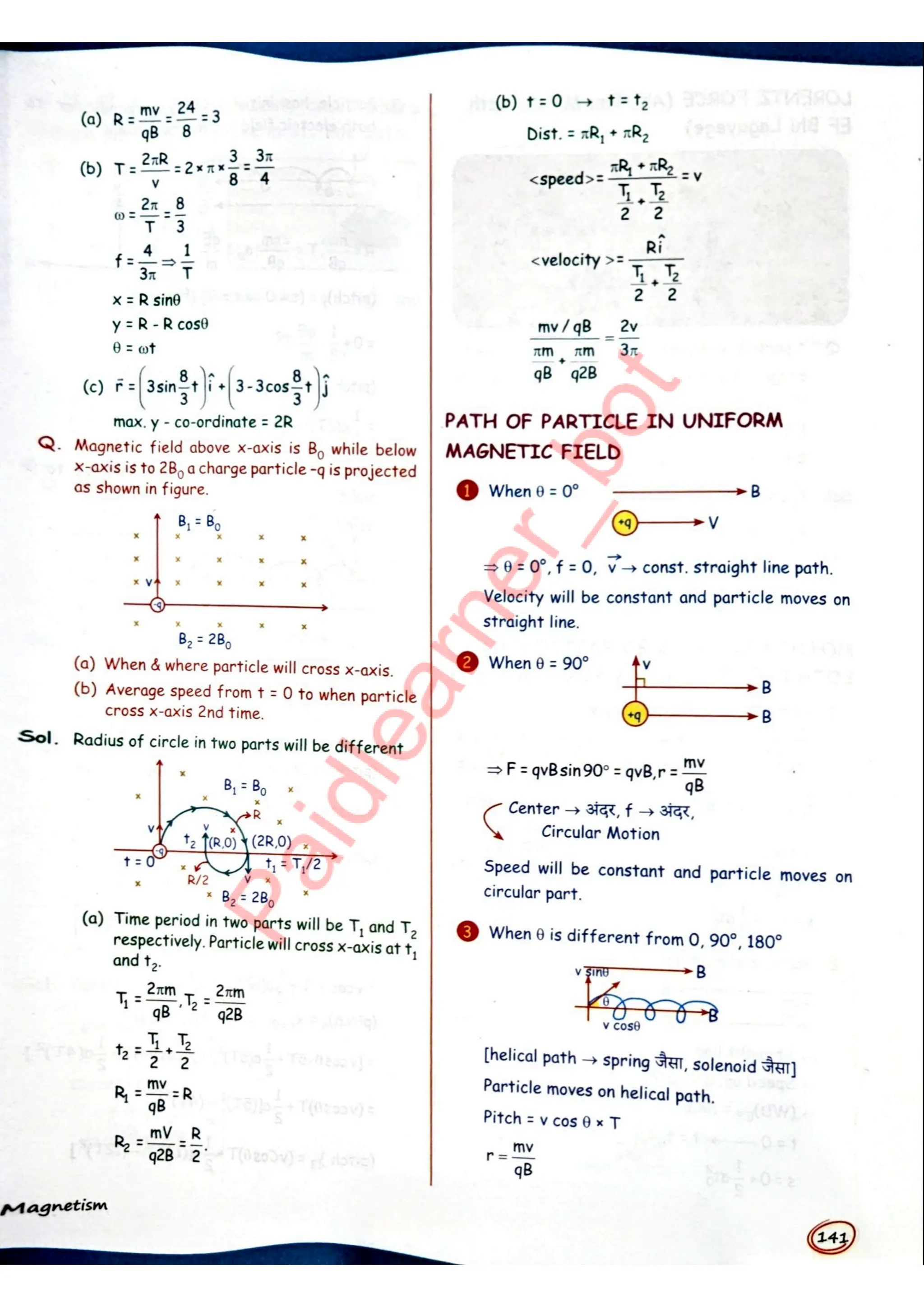 SKC Physics Crush Class 12 Handwritten Format Notes