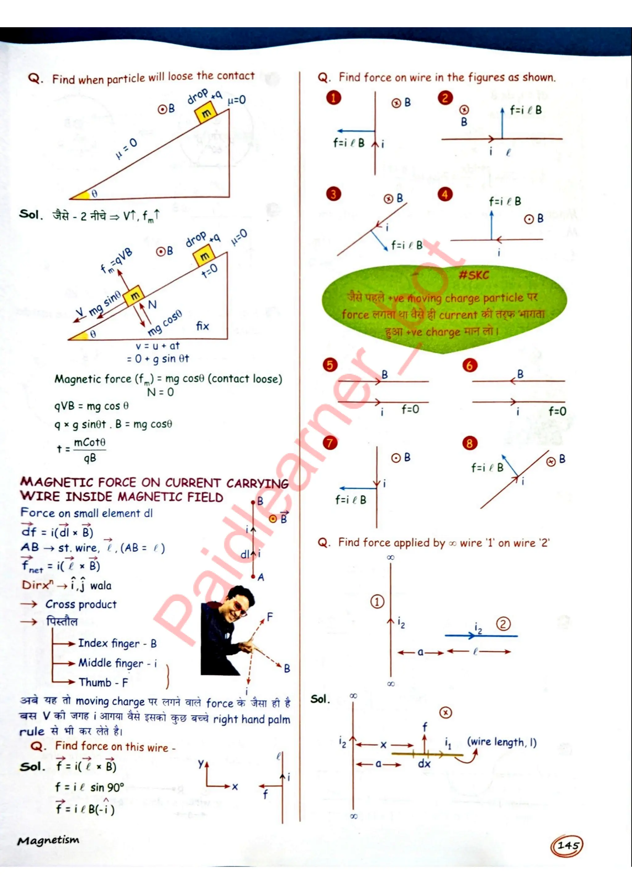 SKC Physics Crush Class 12 Handwritten Format Notes