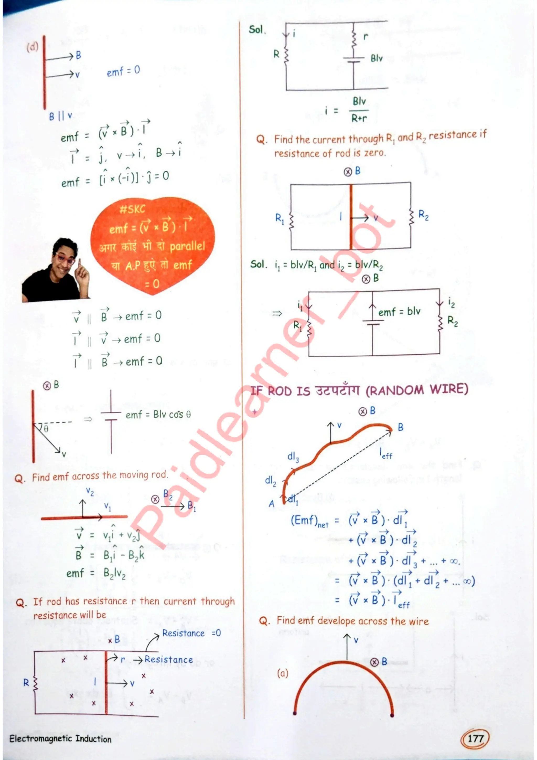 SKC Physics Crush Class 12 Handwritten Format Notes