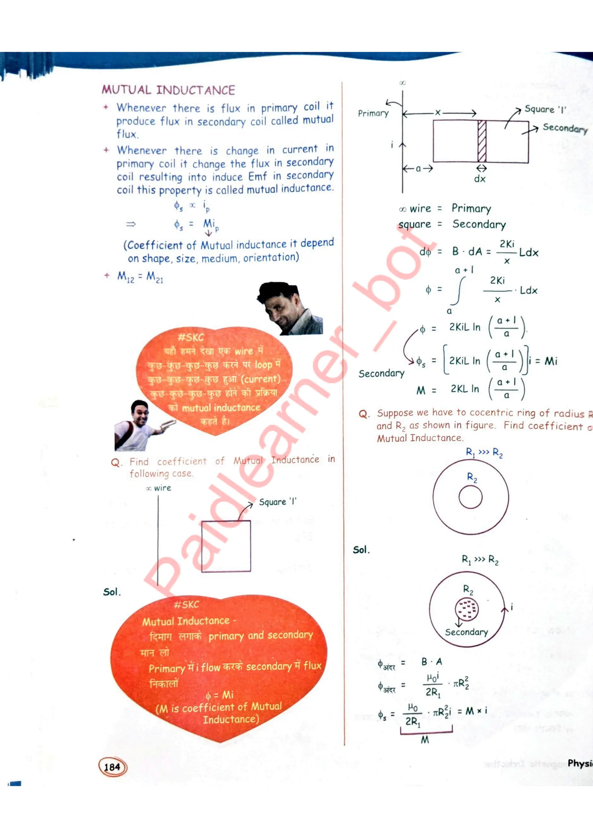 SKC Physics Crush Class 12 Handwritten Format Notes