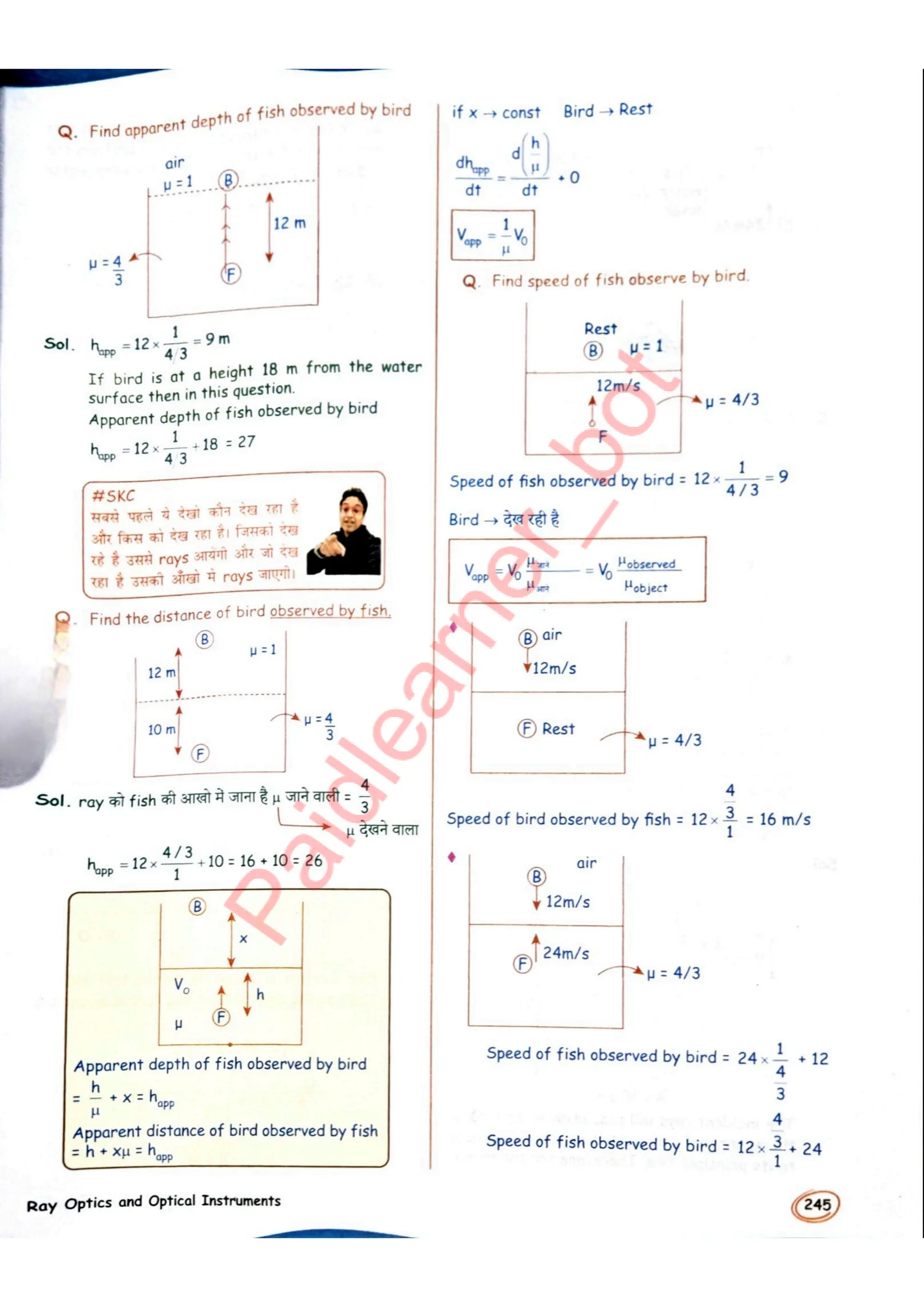SKC Physics Crush Class 12 Handwritten Format Notes