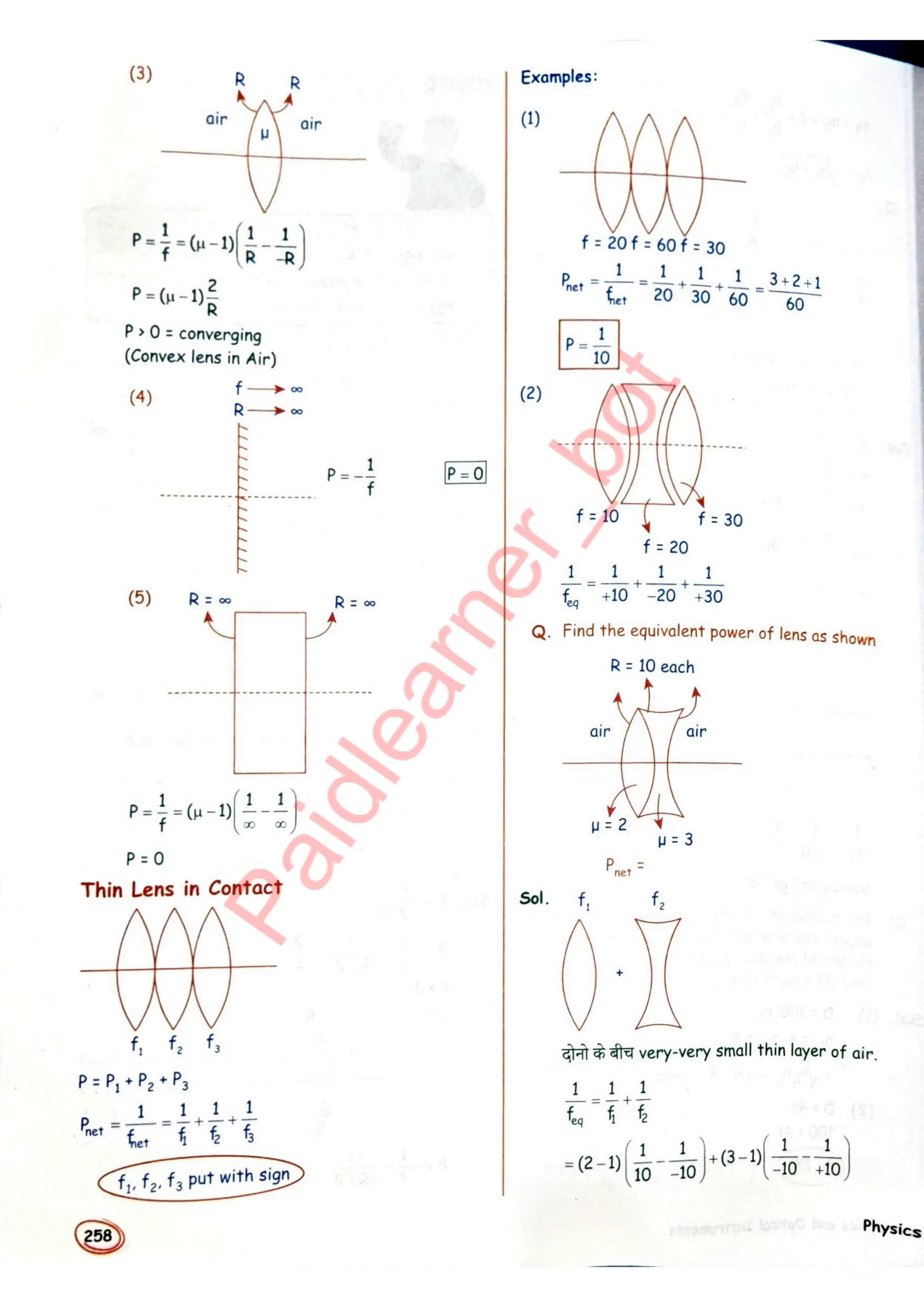 SKC Physics Crush Class 12 Handwritten Format Notes