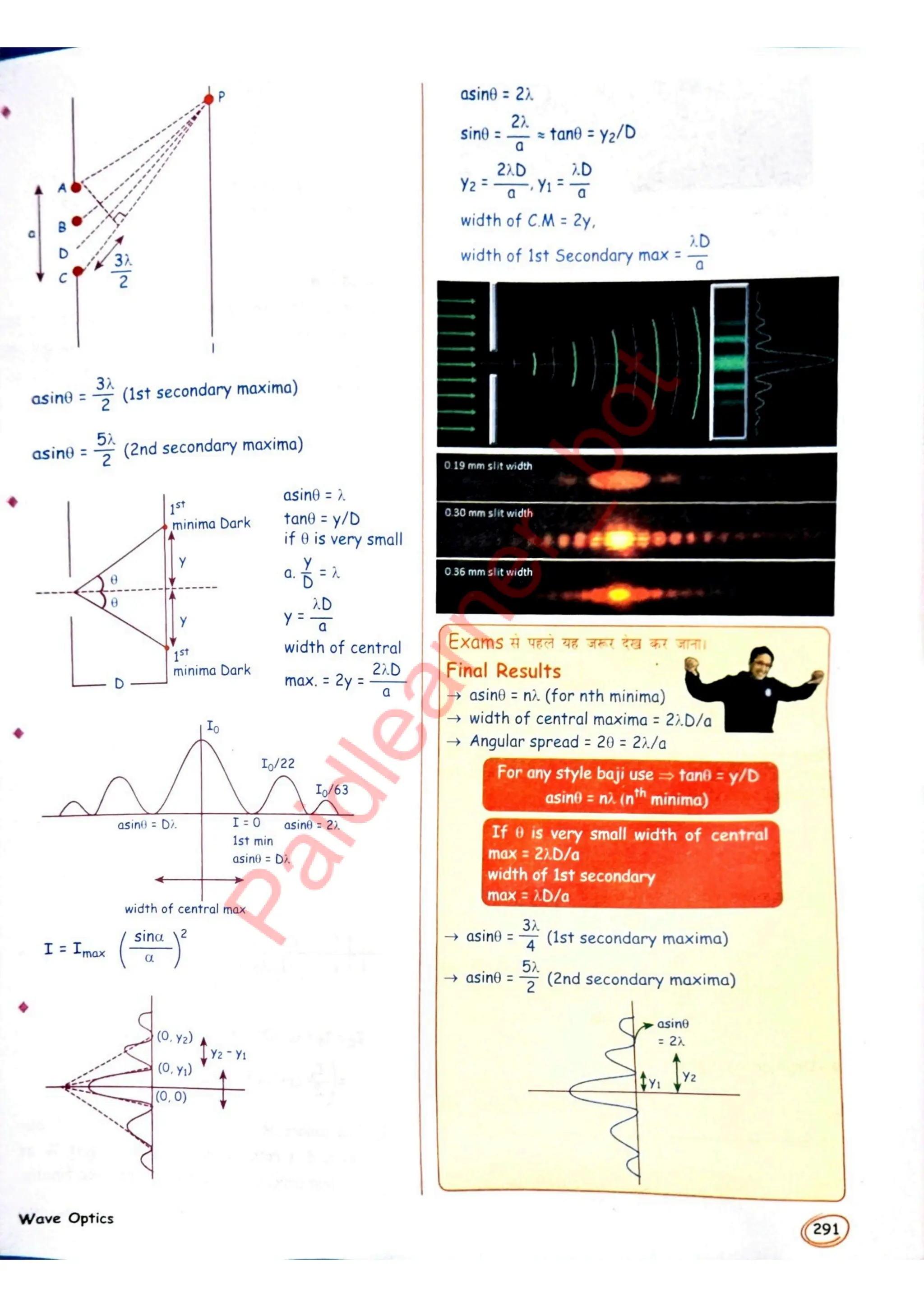 SKC Physics Crush Class 12 Handwritten Format Notes